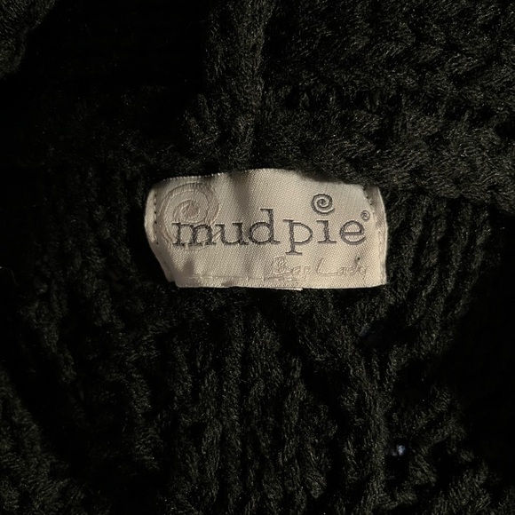 Mud Pie Women’s Crochet Open Front Sweater Cardigan Vest - Picture 6 of 9